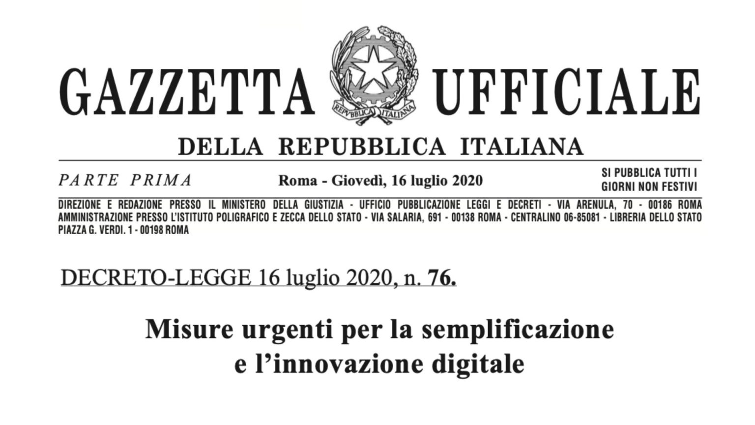 Il Decreto Semplificazione E Innovazione Digitale è Legge Con Le Norme Per Guidare La 9321